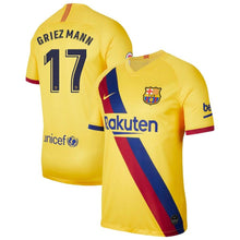 Load image into Gallery viewer, Antoine Griezmann Barcelona 2019/20 Away Stadium Player Jersey - Yellow