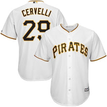 Load image into Gallery viewer, Pittsburgh Pirates Francisco Cervelli Majestic Jersey - Black/White