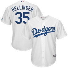 Load image into Gallery viewer, Cody Bellinger Los Angeles Dodgers Majestic Cool Base Player Jersey - White/Royal