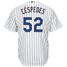 Load image into Gallery viewer, Yoenis Cespedes New York Mets Majestic Official Cool Base Player Jersey - White/Royal