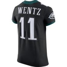 Load image into Gallery viewer, Carson Wentz Philadelphia Eagles Nike Vapor Untouchable Elite Player Jersey - Black