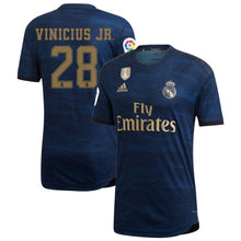 Load image into Gallery viewer, Vinícius Júnior Real Madrid 2019/20 Away Player Jersey – Blue