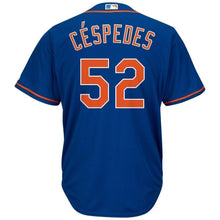 Load image into Gallery viewer, Yoenis Cespedes New York Mets Majestic Official Cool Base Player Jersey - White/Royal