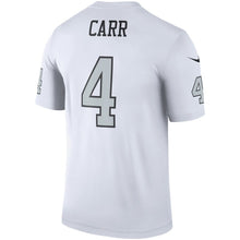 Load image into Gallery viewer, Derek Carr Oakland Raiders Nike Color Rush Legend Jersey - White