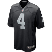 Load image into Gallery viewer, Derek Carr Oakland Raiders Nike Game Jersey - Black