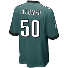 Load image into Gallery viewer, Kiko Alonso Philadelphia Eagles Nike Game Jersey - Midnight Green