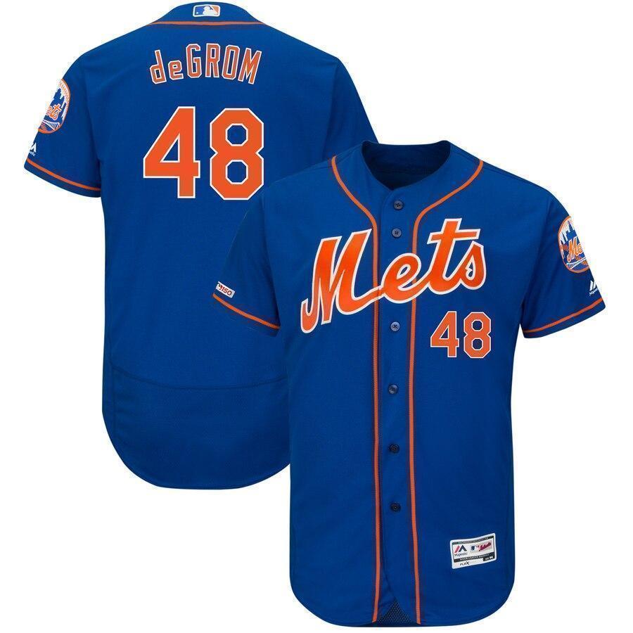 Men's New York Mets Jacob deGrom Majestic White Home Cool Base