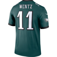 Load image into Gallery viewer, Carson Wentz Philadelphia Eagles Nike Legend Jersey - Green
