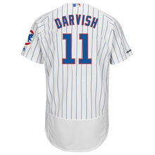 Load image into Gallery viewer, Yu Darvish Chicago Cubs Majestic Alternate Flex Base Collection Player Jersey – Royal/White
