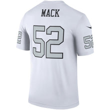 Load image into Gallery viewer, Khalil Mack Oakland Raiders Nike Color Rush Legend Jersey - White