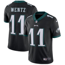 Load image into Gallery viewer, Carson Wentz Philadelphia Eagles Nike Vapor Untouchable Limited Player Jersey - Black