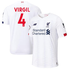 Load image into Gallery viewer, Virgil Van Dijk Liverpool New Balance 2019/20 Away Player Jersey – White